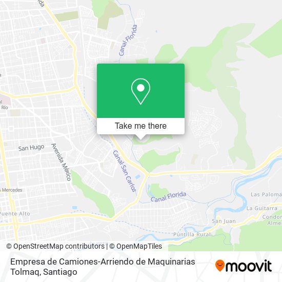 Empresa de Camiones-Arriendo de Maquinarias Tolmaq map
