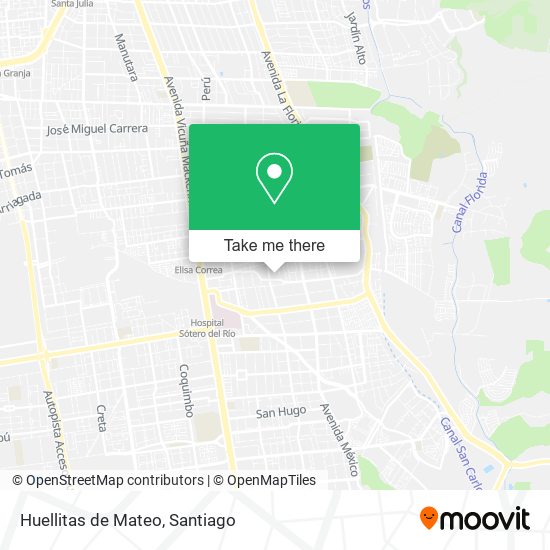 Mapa de Huellitas de Mateo