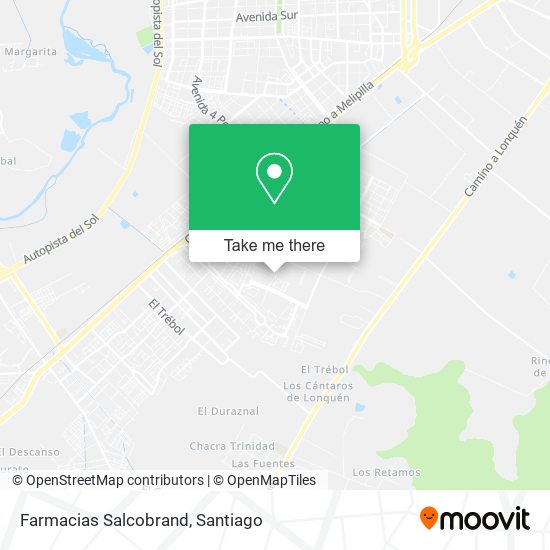 Farmacias Salcobrand map