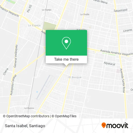 Santa Isabel map