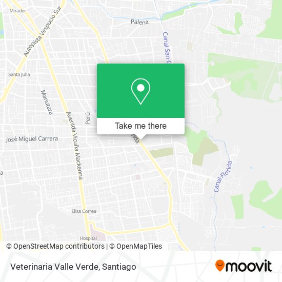 Veterinaria Valle Verde map