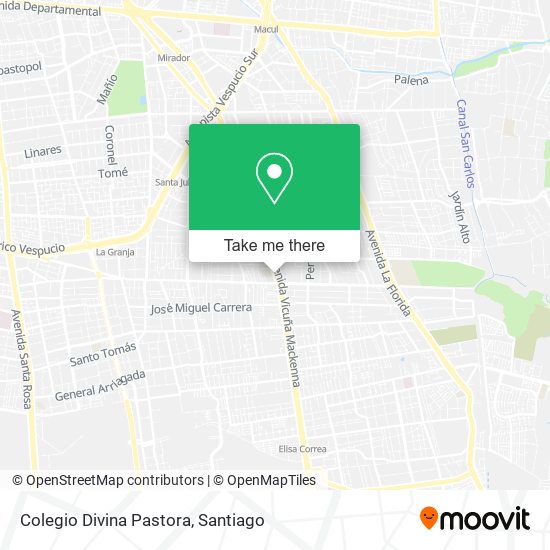 Colegio Divina Pastora map