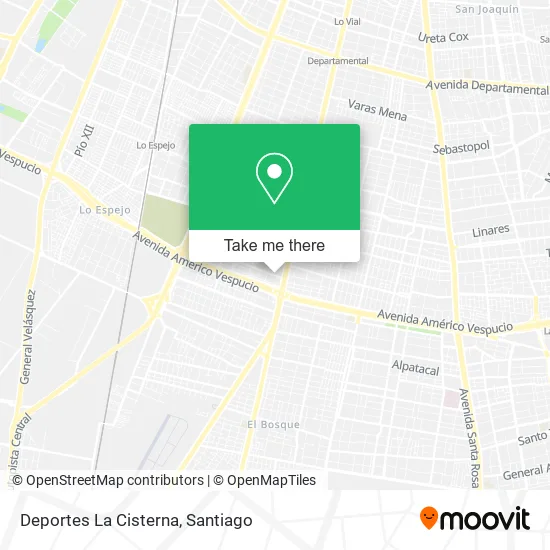Deportes La Cisterna map