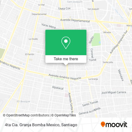 4ta Cia. Granja Bomba Mexico map