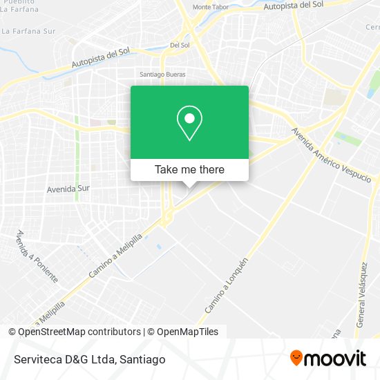 Serviteca D&G Ltda map
