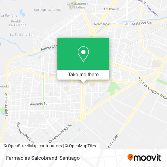 Farmacias Salcobrand map