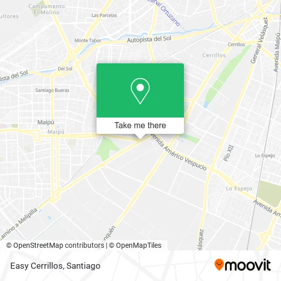 Easy Cerrillos map