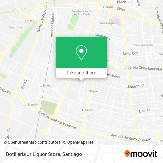 Botilleria Jr Liquor Store map
