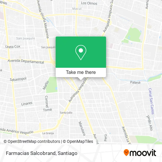 Farmacias Salcobrand map