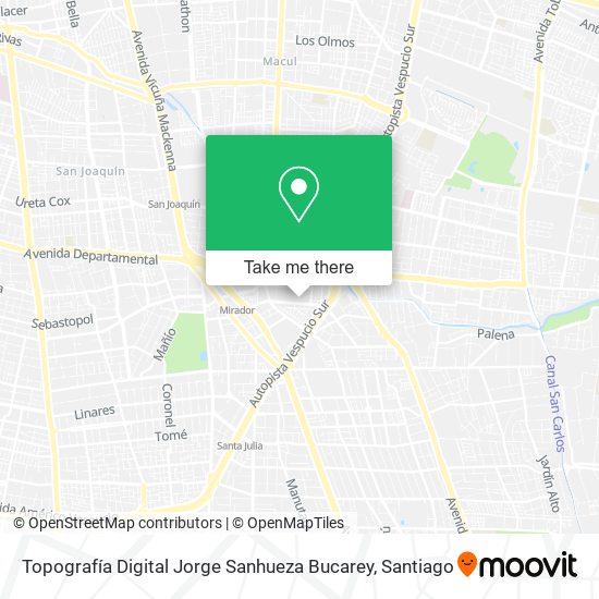 Topografía Digital Jorge Sanhueza Bucarey map