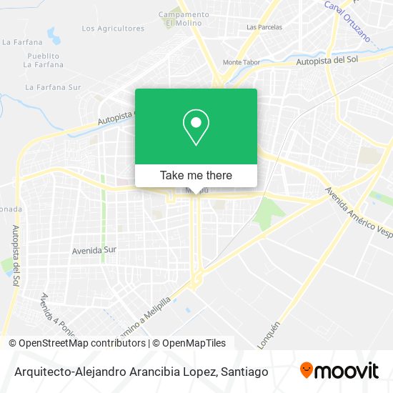 Arquitecto-Alejandro Arancibia Lopez map
