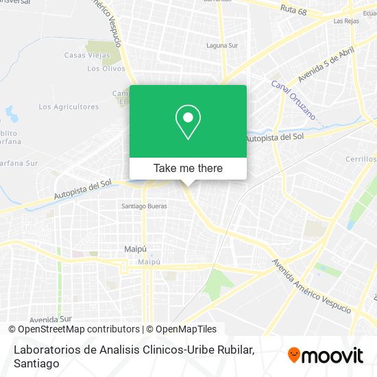 Laboratorios de Analisis Clinicos-Uribe Rubilar map