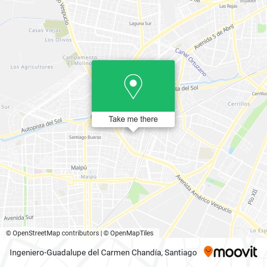 Ingeniero-Guadalupe del Carmen Chandía map