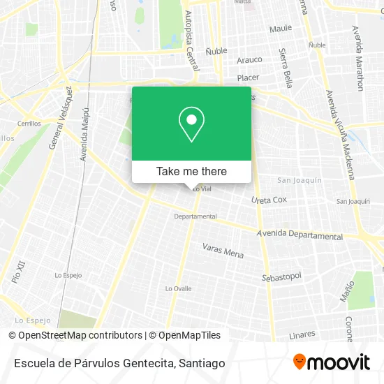 Escuela de Párvulos Gentecita map