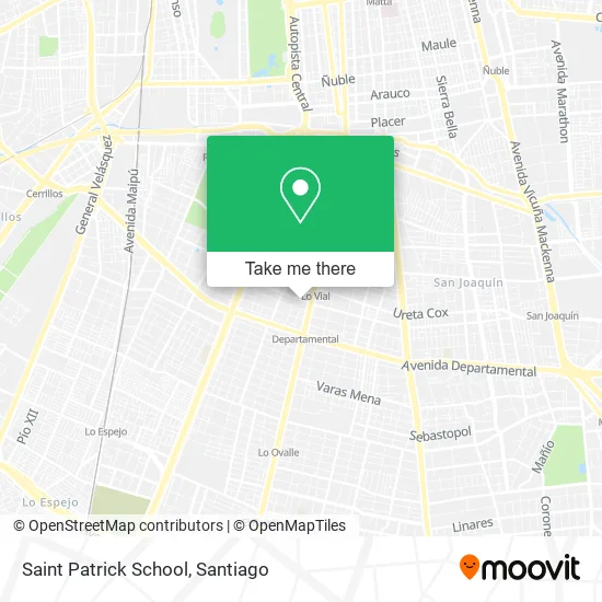 Saint Patrick School map