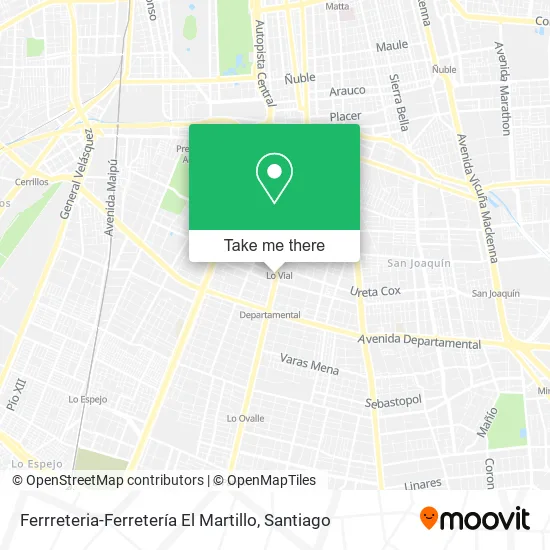 Ferrreteria-Ferretería El Martillo map