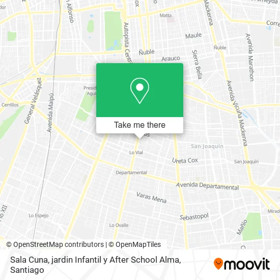 Sala Cuna, jardin Infantil y After School Alma map