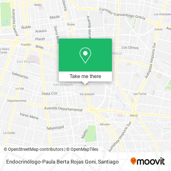 Endocrinólogo-Paula Berta Rojas Goni map