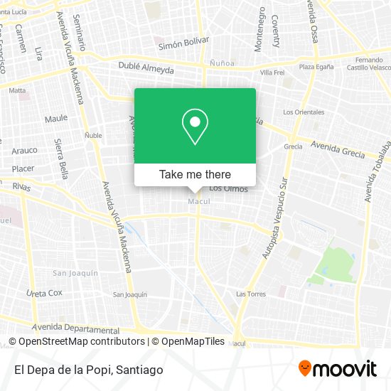 El Depa de la Popi map