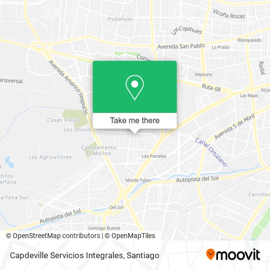 Capdeville Servicios Integrales map