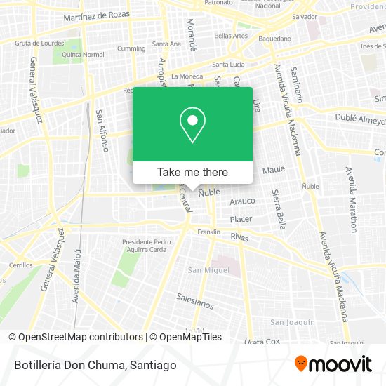 Botillería Don Chuma map