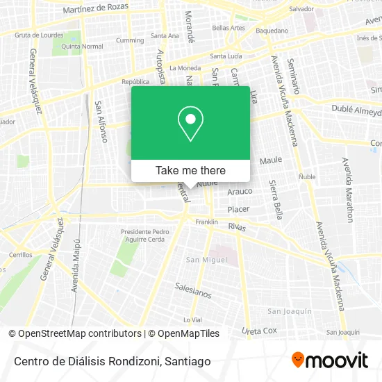 Centro de Diálisis Rondizoni map