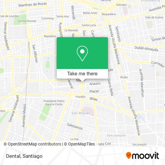 Mapa de Dental