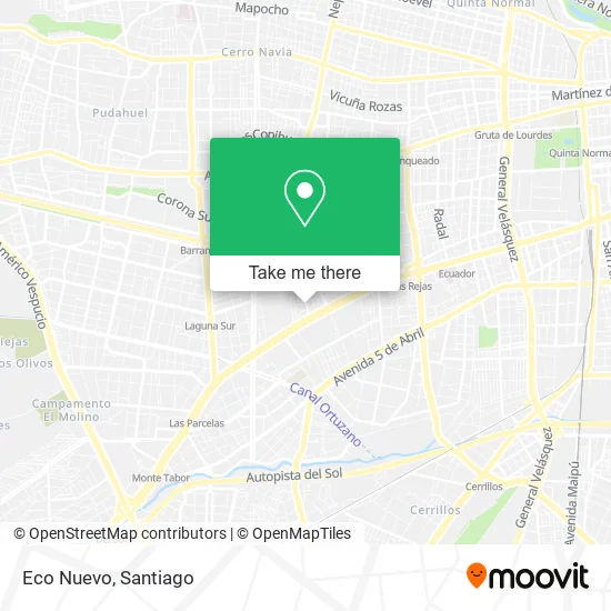 Eco Nuevo map