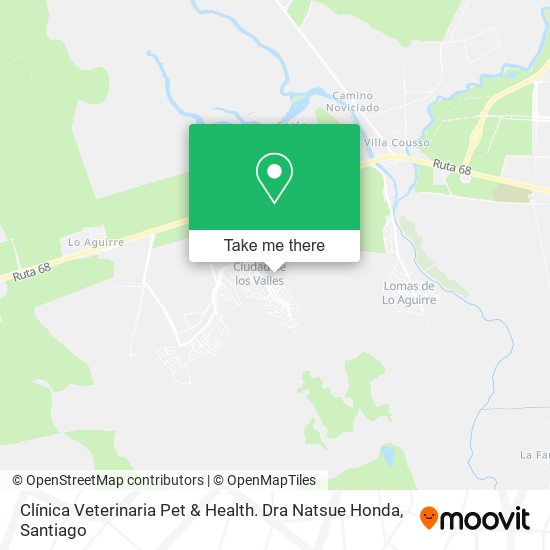 Clínica Veterinaria Pet & Health. Dra Natsue Honda map