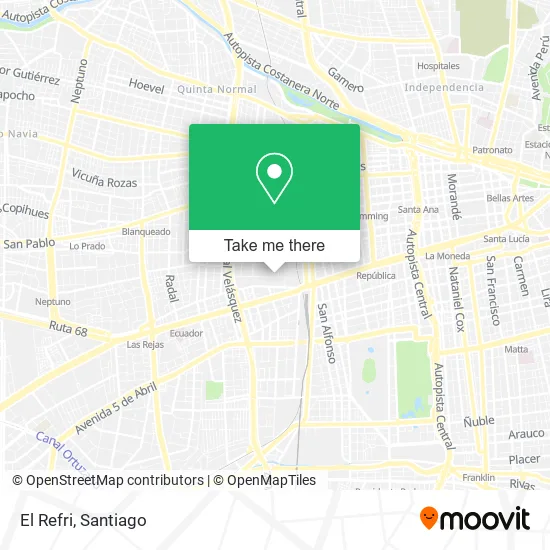 Mapa de El Refri