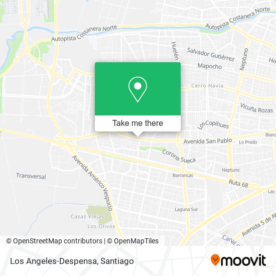 Los Angeles-Despensa map