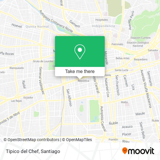 Típico del Chef map