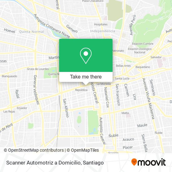 Scanner Automotriz a Domicilio map