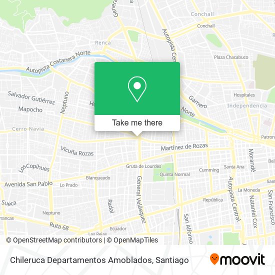 Chileruca Departamentos Amoblados map