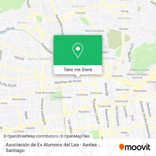 Asociación de Ex Alumnos del Lea - Aexlea - map
