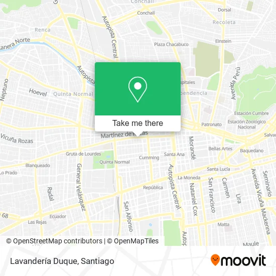 Lavandería Duque map
