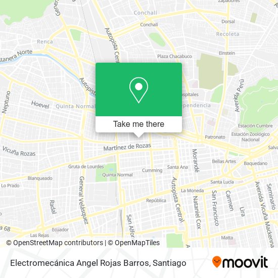 Mapa de Electromecánica Angel Rojas Barros