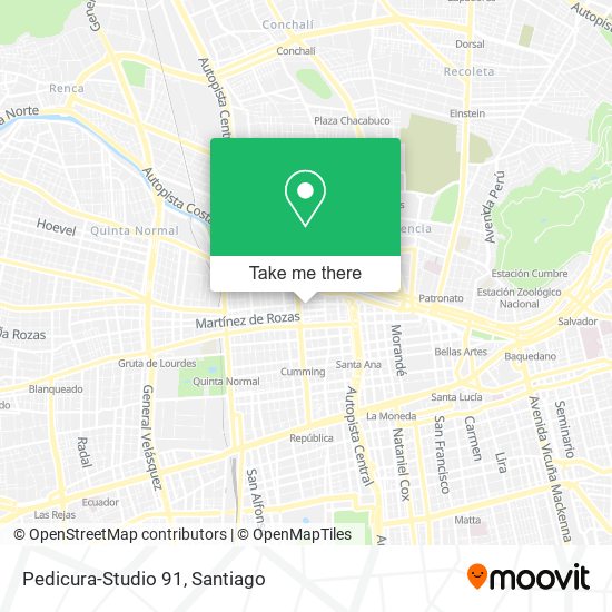 Pedicura-Studio 91 map