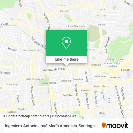 Ingeniero-Antonio José Marín Arancibia map