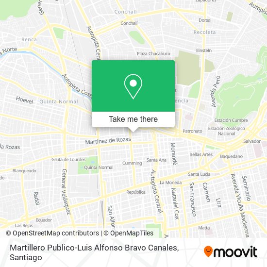 Martillero Publico-Luis Alfonso Bravo Canales map