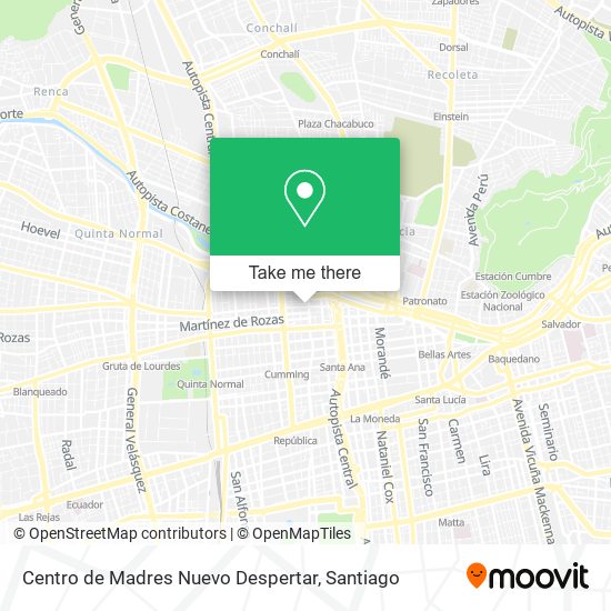 Centro de Madres Nuevo Despertar map