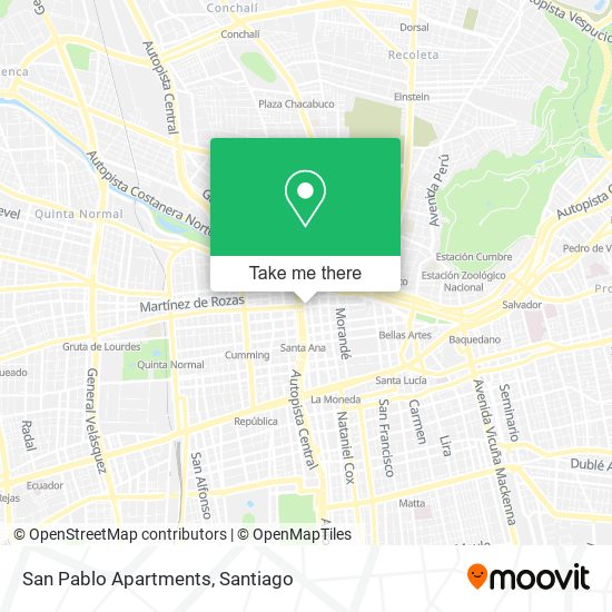 San Pablo Apartments map