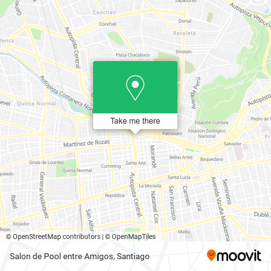 Salon de Pool entre Amigos map