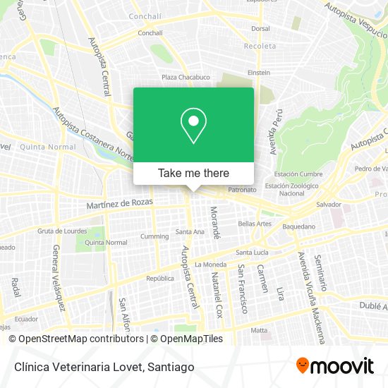 Clínica Veterinaria Lovet map