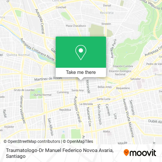 Traumatologo-Dr Manuel Federico Novoa Avaria map
