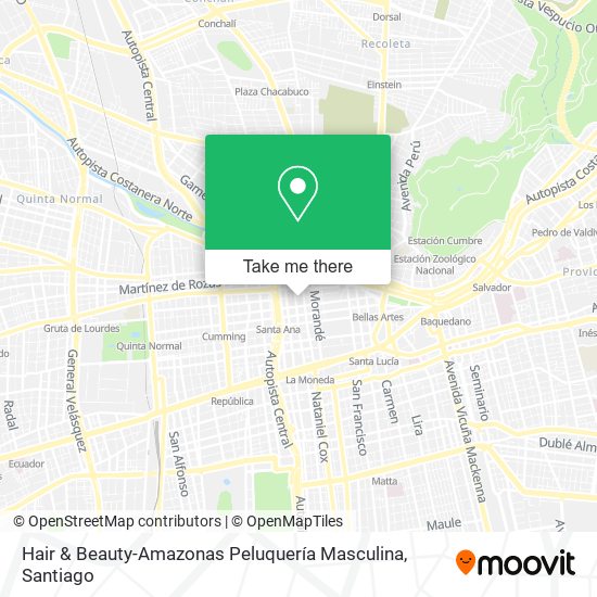 Hair & Beauty-Amazonas Peluquería Masculina map