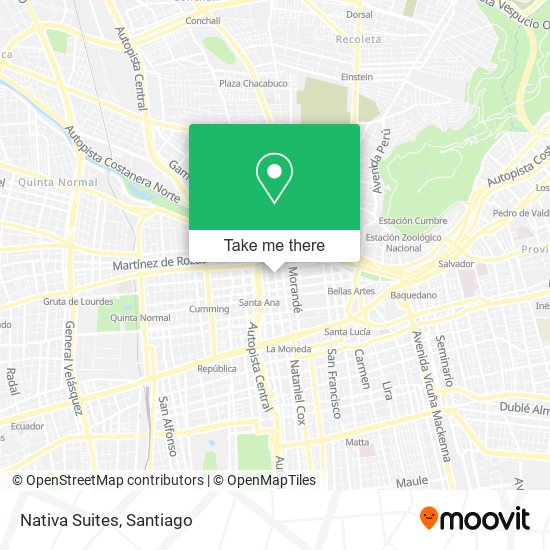 Nativa Suites map