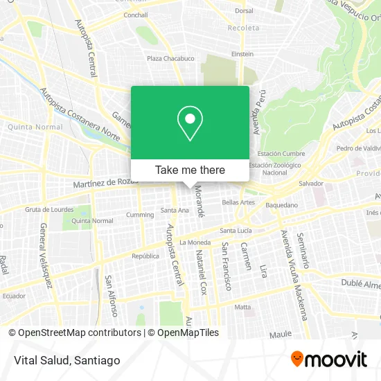 Vital Salud map