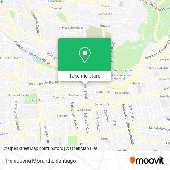 Peluqueria Morande map