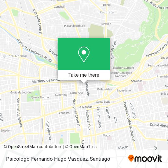 Psicologo-Fernando Hugo Vasquez map